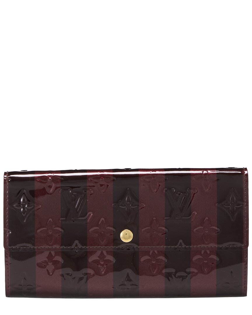 Louis Vuitton Louis Vuitton Purple Monogram Vernis Purple Rayures Sarah (Authentic Pre-