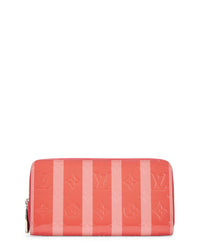 Louis Vuitton Louis Vuitton Pink Monogram Vernis Poppy Rayures Zippy (Authentic Pre-Loved)