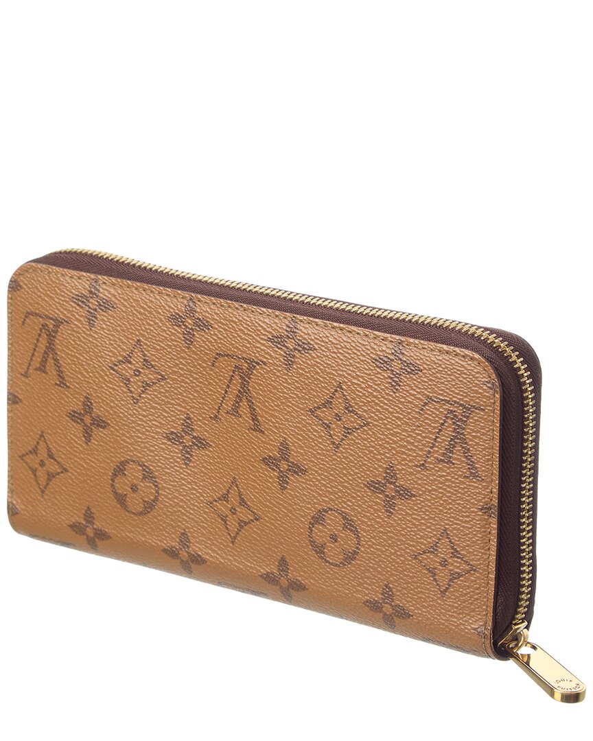 Pre-Owned Louis Vuitton Brown Monogram Reversed Coated Canvas