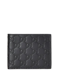 Gucci Gucci Black Guccissima Leather Guccissima Bi-Fold Wallet (Authentic Pre-Loved)