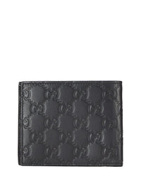 Gucci Gucci Black Guccissima Leather Guccissima Bi-Fold Wallet (Authentic Pre-Loved)
