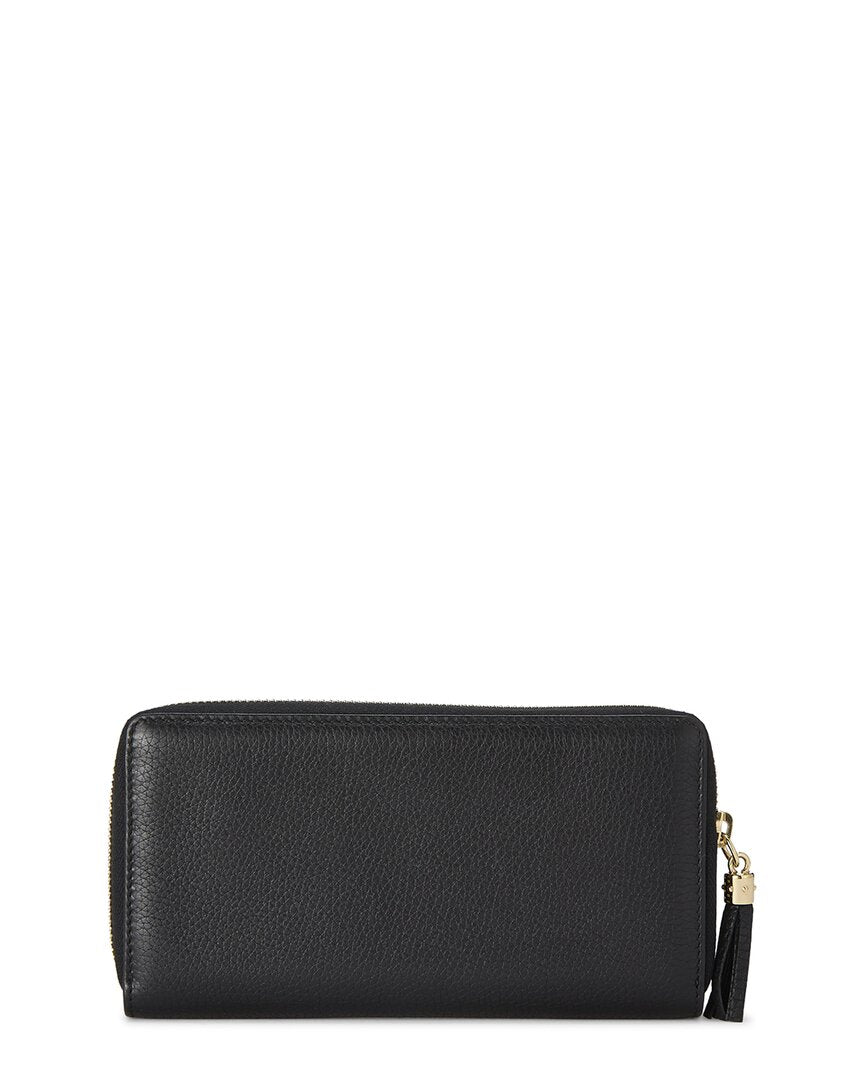 Pre-Owned Gucci Black Leather Soho Zip Around Wallet (Authentic Pre-Loved)