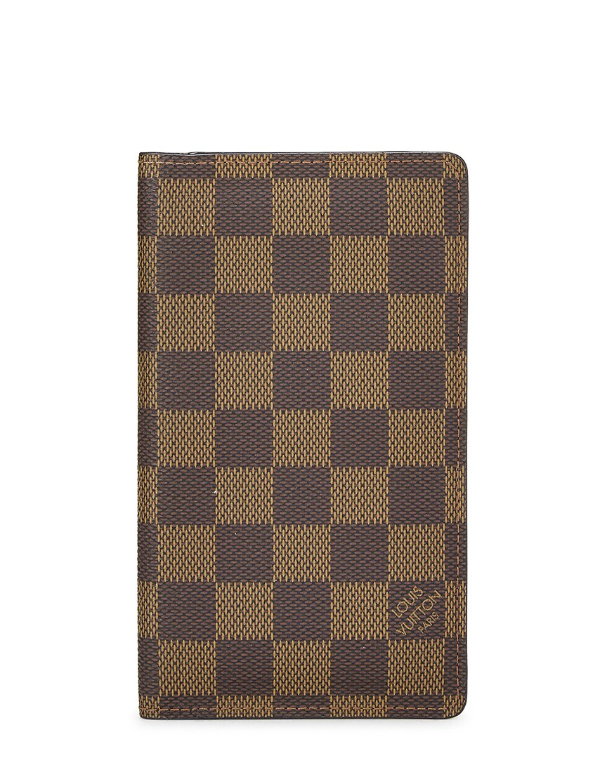 Pre-Owned Louis Vuitton Brown Damier Ebene Brazza (Authentic Pre-Loved)