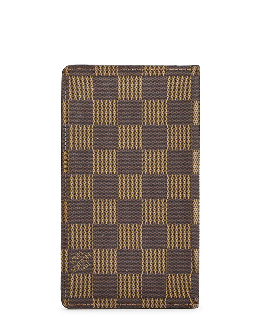 Pre-Owned Louis Vuitton Brown Damier Ebene Brazza (Authentic Pre-Loved)