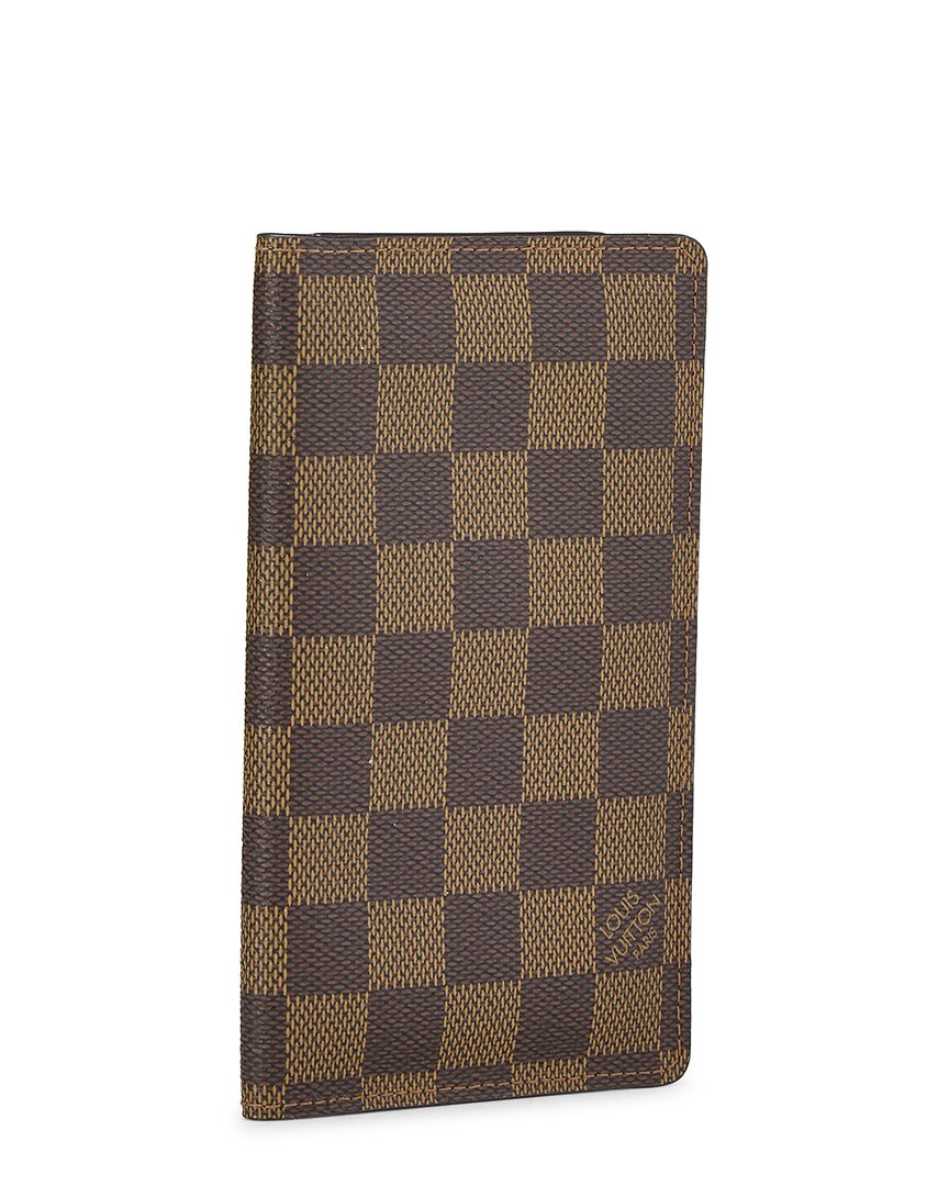 Pre-Owned Louis Vuitton Brown Damier Ebene Brazza (Authentic Pre-Loved)