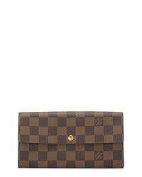 Pre-Owned Louis Vuitton Brown Damier Ebene Sarah (Authentic Pre-Loved)