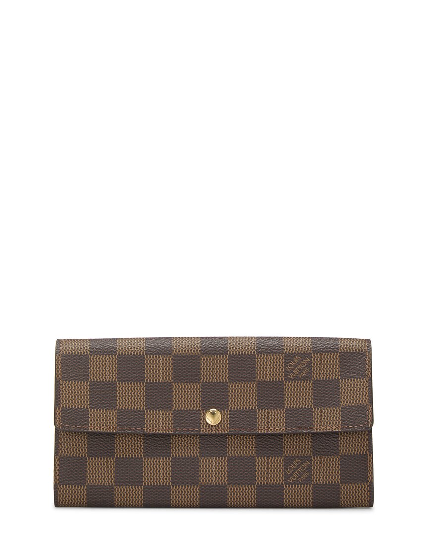 Pre-Owned Louis Vuitton Brown Damier Ebene Sarah (Authentic Pre-Loved)