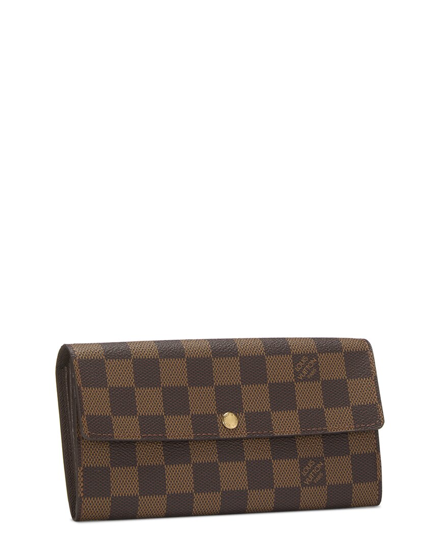 Pre-Owned Louis Vuitton Brown Damier Ebene Sarah (Authentic Pre-Loved)
