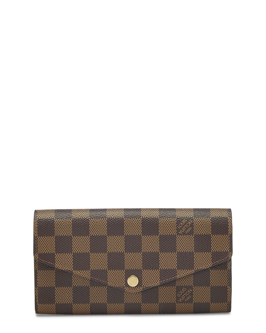 Pre-Owned Louis Vuitton Brown Damier Ebene Sarah Nm (Authentic Pre-Loved)