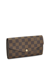 Pre-Owned Louis Vuitton Brown Damier Ebene Sarah Nm (Authentic Pre-Loved)