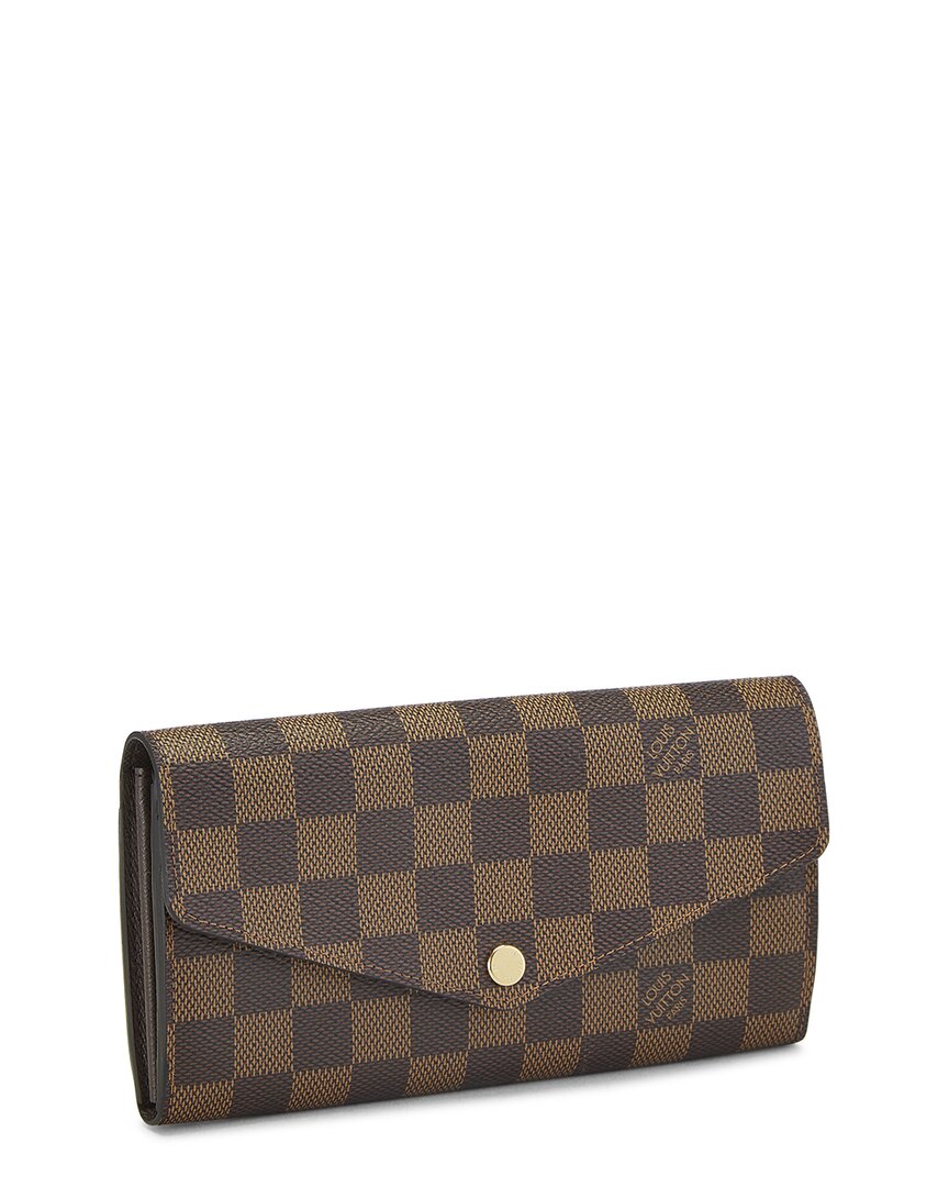 Pre-Owned Louis Vuitton Brown Damier Ebene Sarah Nm (Authentic Pre-Loved)