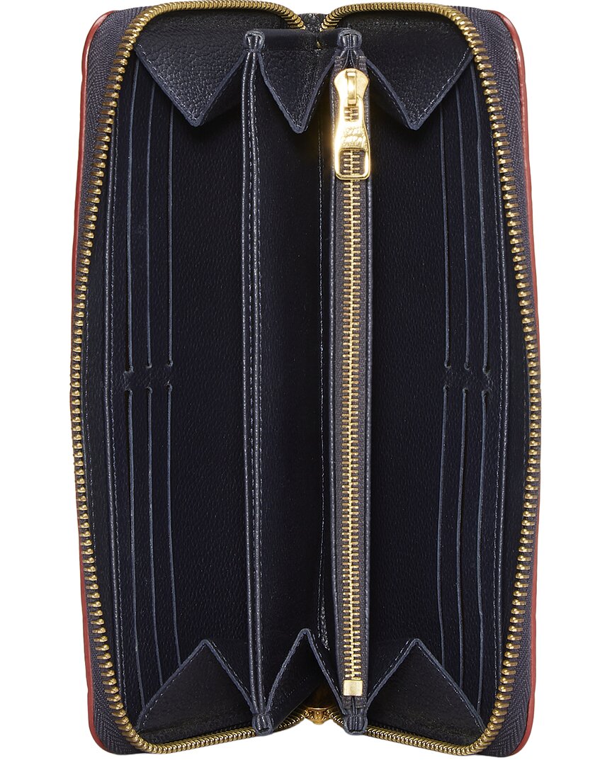 Pre-Owned Louis Vuitton Navy Empreinte Zippy (Authentic Pre-Loved)
