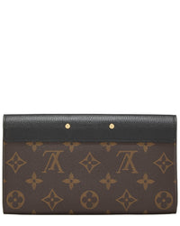 Pre-Owned Louis Vuitton Black Monogram Canvas Pallas Wallet (Authentic Pre-Loved)