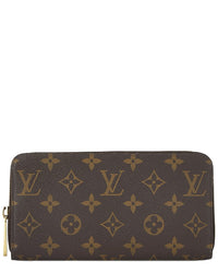 Pre-Owned Louis Vuitton Brown Monogram Canvas Zippy (Authentic Pre-Loved)