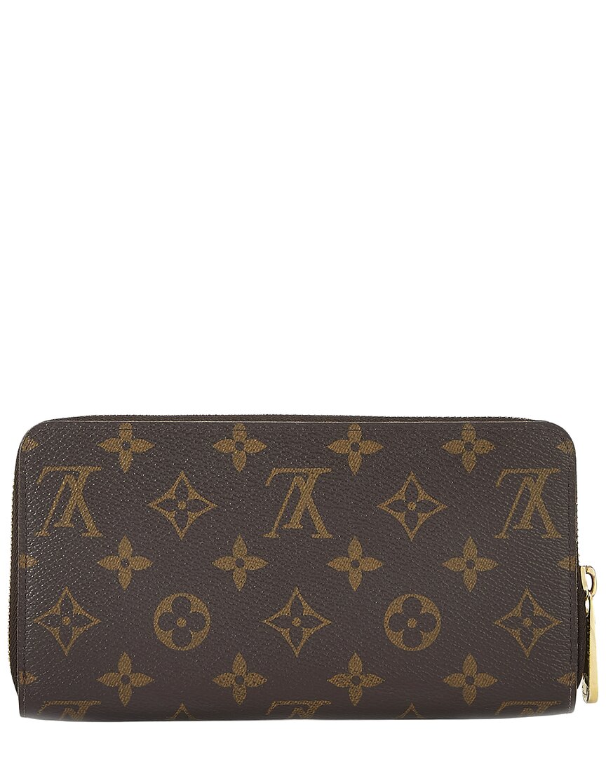 Pre-Owned Louis Vuitton Brown Monogram Canvas Zippy (Authentic Pre-Loved)