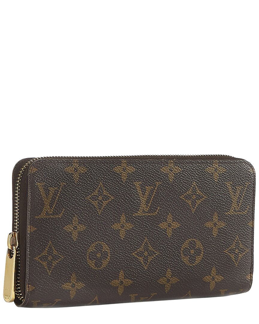 LOUIS VUITTON エシャルプ Pre-Owned Louis Vuitton Brown Monogram Canvas Zippy (Authentic Pre