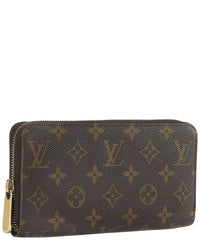 Pre-Owned Louis Vuitton Brown Monogram Canvas Zippy (Authentic Pre-Loved)