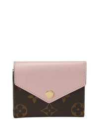 Pre-Owned Louis Vuitton Pink Monogram Canvas Zoe Wallet (Authentic Pre-Loved)