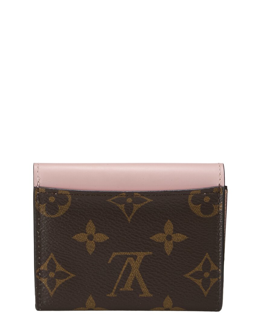 Pre-Owned Louis Vuitton Pink Monogram Canvas Zoe Wallet (Authentic Pre-Loved)