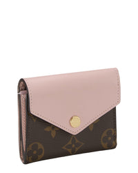 Pre-Owned Louis Vuitton Pink Monogram Canvas Zoe Wallet (Authentic Pre-Loved)