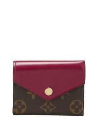 Pre-Owned Louis Vuitton Pink Monogram Canvas Zoe Wallet (Authentic Pre-Loved)