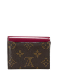 Pre-Owned Louis Vuitton Pink Monogram Canvas Zoe Wallet (Authentic Pre-Loved)