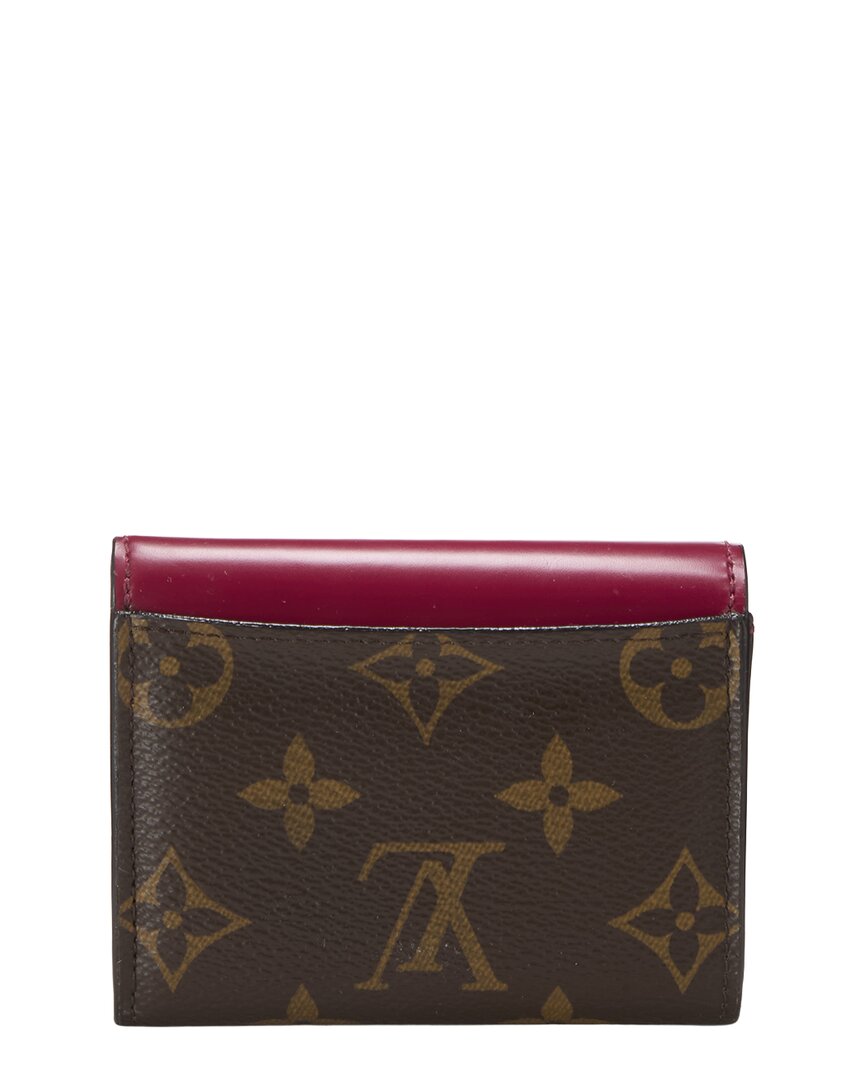 Pre-Owned Louis Vuitton Pink Monogram Canvas Zoe Wallet (Authentic Pre-Loved)
