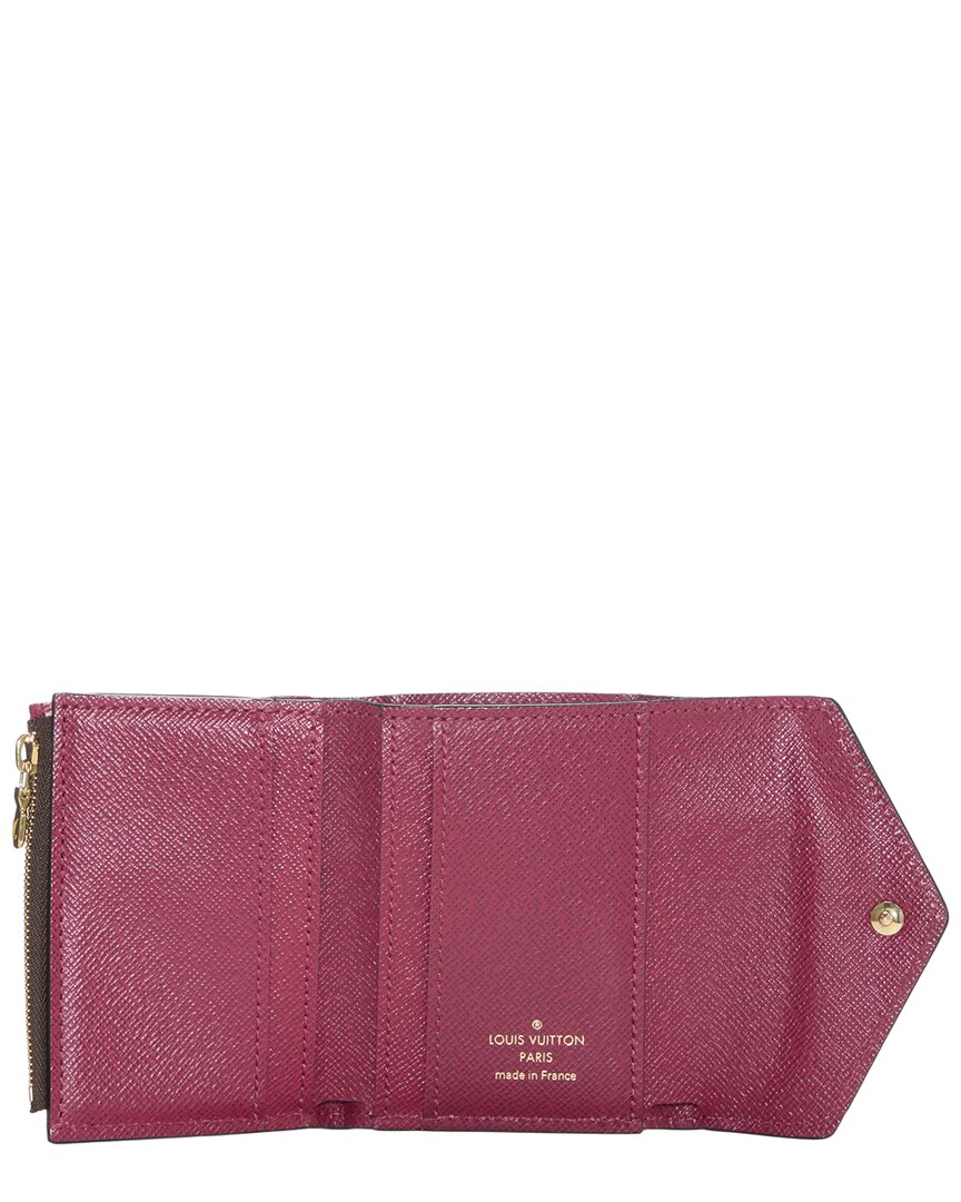 Pre-Owned Louis Vuitton Pink Monogram Canvas Zoe Wallet (Authentic Pre-Loved)