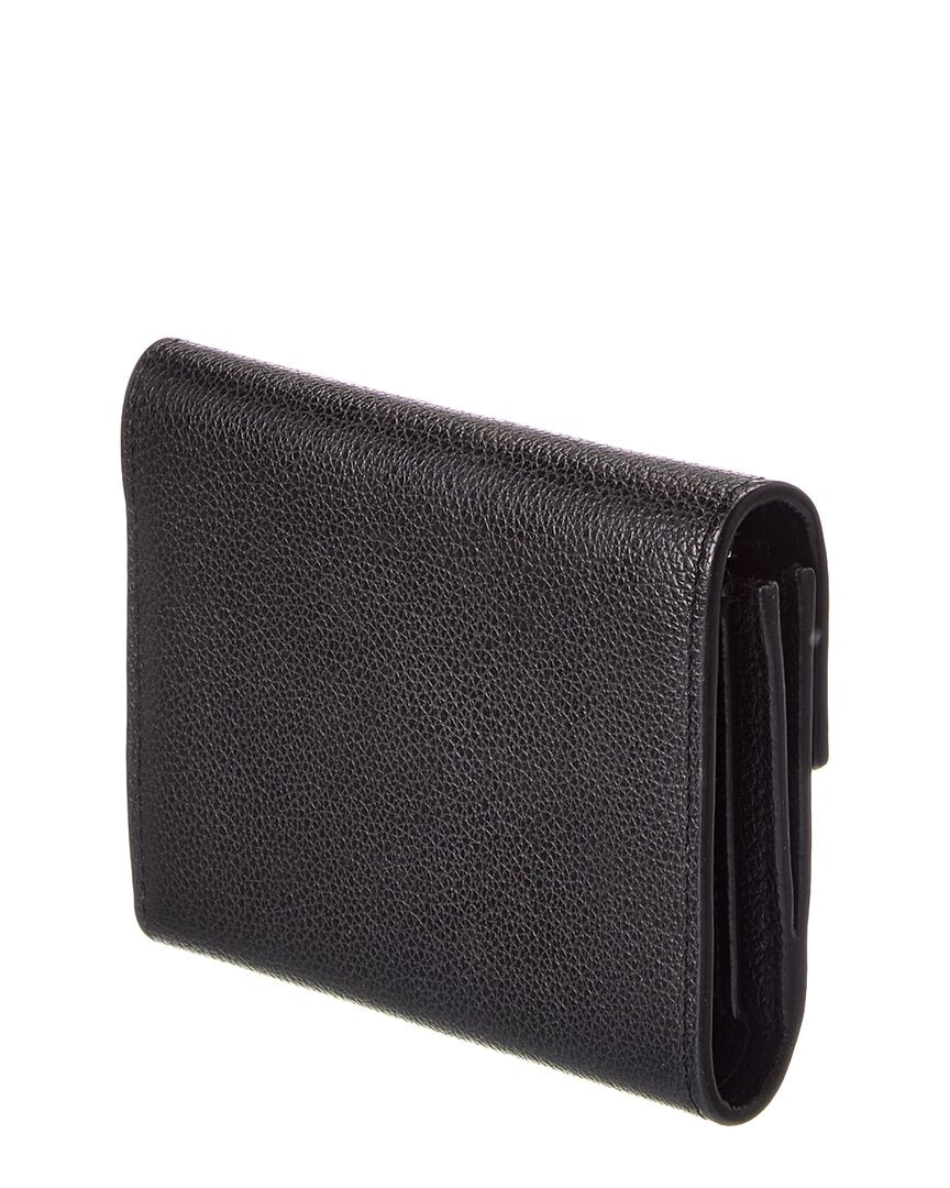 Pre-Owned Louis Vuitton Black Leather My Lock Me Compact (Authentic Pre-Loved)