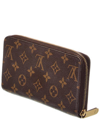 Louis Vuitton Louis Vuitton Brown Monogram Coated Canvas Zippy Wallet (Authentic Pre-Loved)