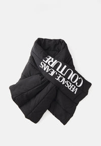 Versace Jeans Couture Signature Black Puffer Mens Shrug Shawl