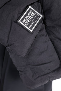 Versace Jeans Couture Signature Black Puffer Womens Scarf