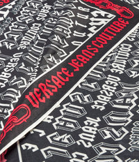 Versace Jeans Couture Monochrome Chain-Print Square Scarf