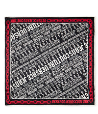 Versace Jeans Couture Monochrome Chain-Print Square Scarf