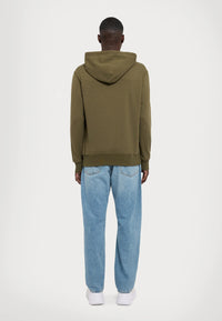 Versace Jeans Couture Olive Cotton Mens Pink Chain Printed Hoodie