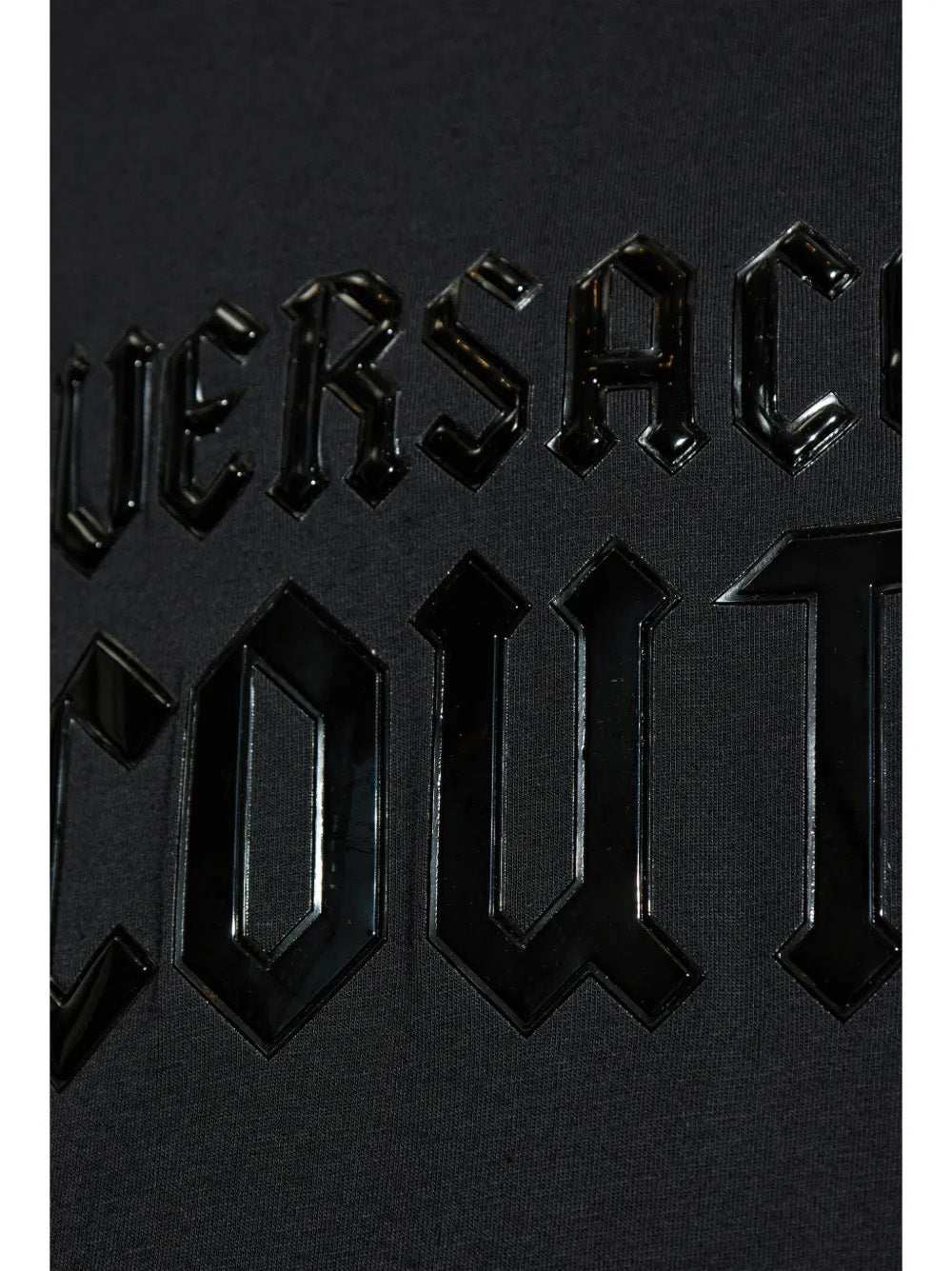 Versace Jeans Couture Black Mens Gothic Graphic Oversized T-Shirt