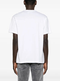 Versace Jeans Couture White Mens Chain Emblem Graphic Print T-Shirt
