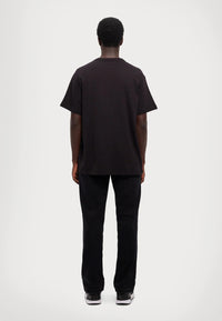 Versace Jeans Couture Black Mens Graphic Storm-Print Oversized T-Shirt