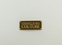 Versace Jeans Couture White Mens Oversized Minimalist Patch Logo T-Shirt