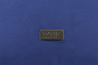 Versace Jeans Couture Steel Blue Mens Oversized Minimalist Patch Logo T-Shirt