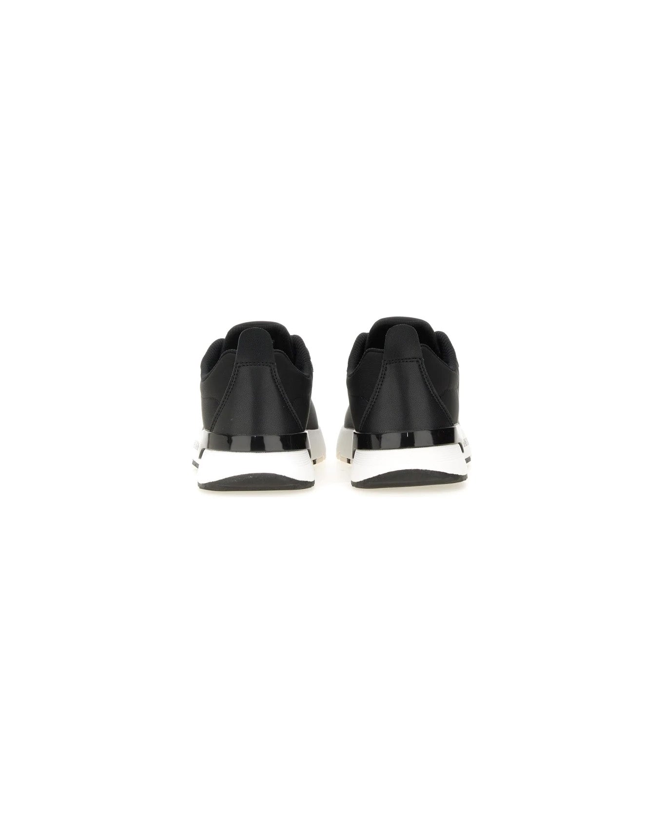 Versace Jeans Couture Black Low-Top Chunky Womens Sneakers