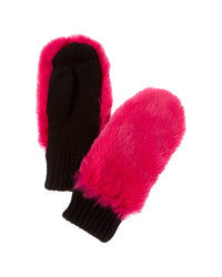 Surell Accessories Mittens Pink One Size