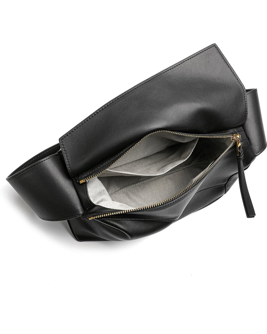 Tiffany & Fred Paris Nappa Leather Hobo Bag