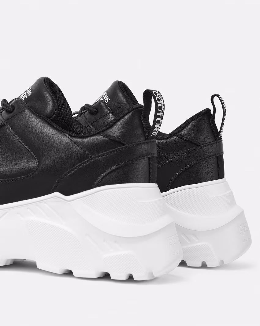 Versace Jeans Couture Monochrome Chunky Sole Womens Sneakers
