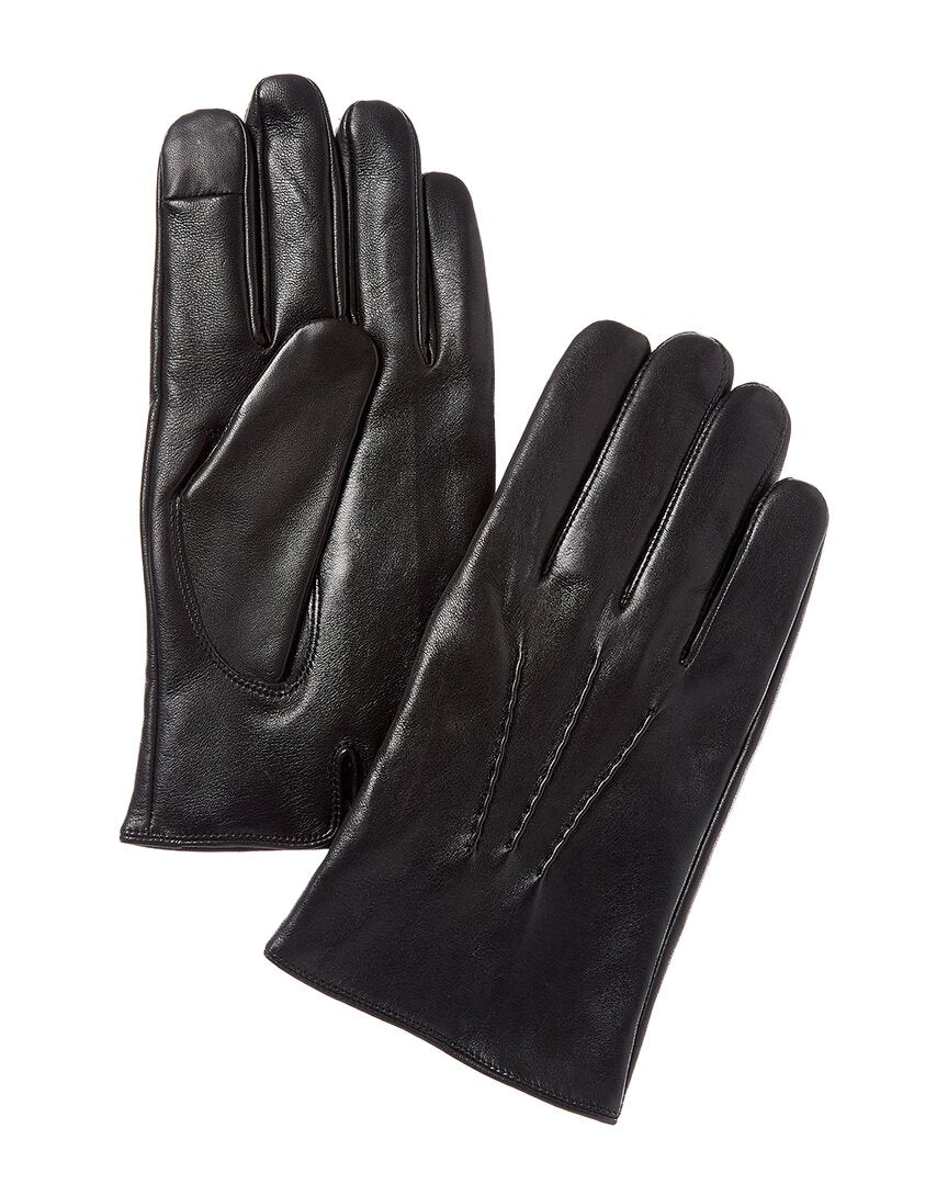 Brooks Brothers Brooks Brothers Classic Cashmere-Lined Leather Gloves