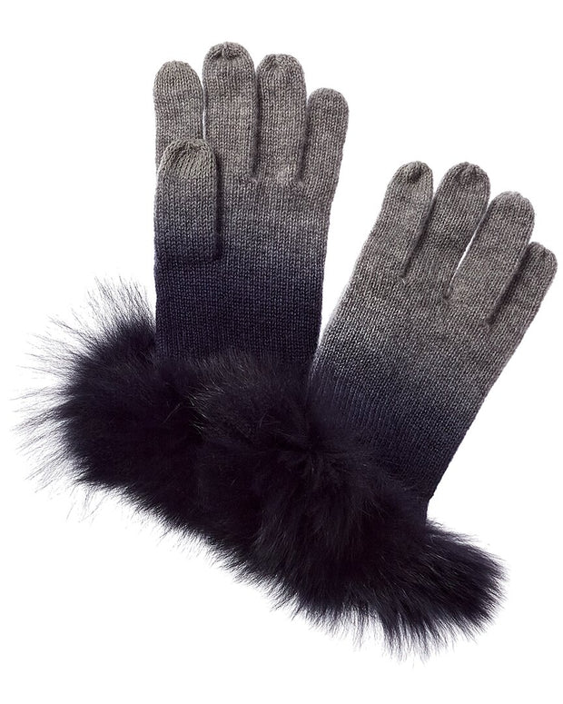 Sofiacashmere Dip-Dye Cashmere Gloves