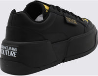Versace Jeans Couture Chunky Black Baroque Low-Top Sneakers