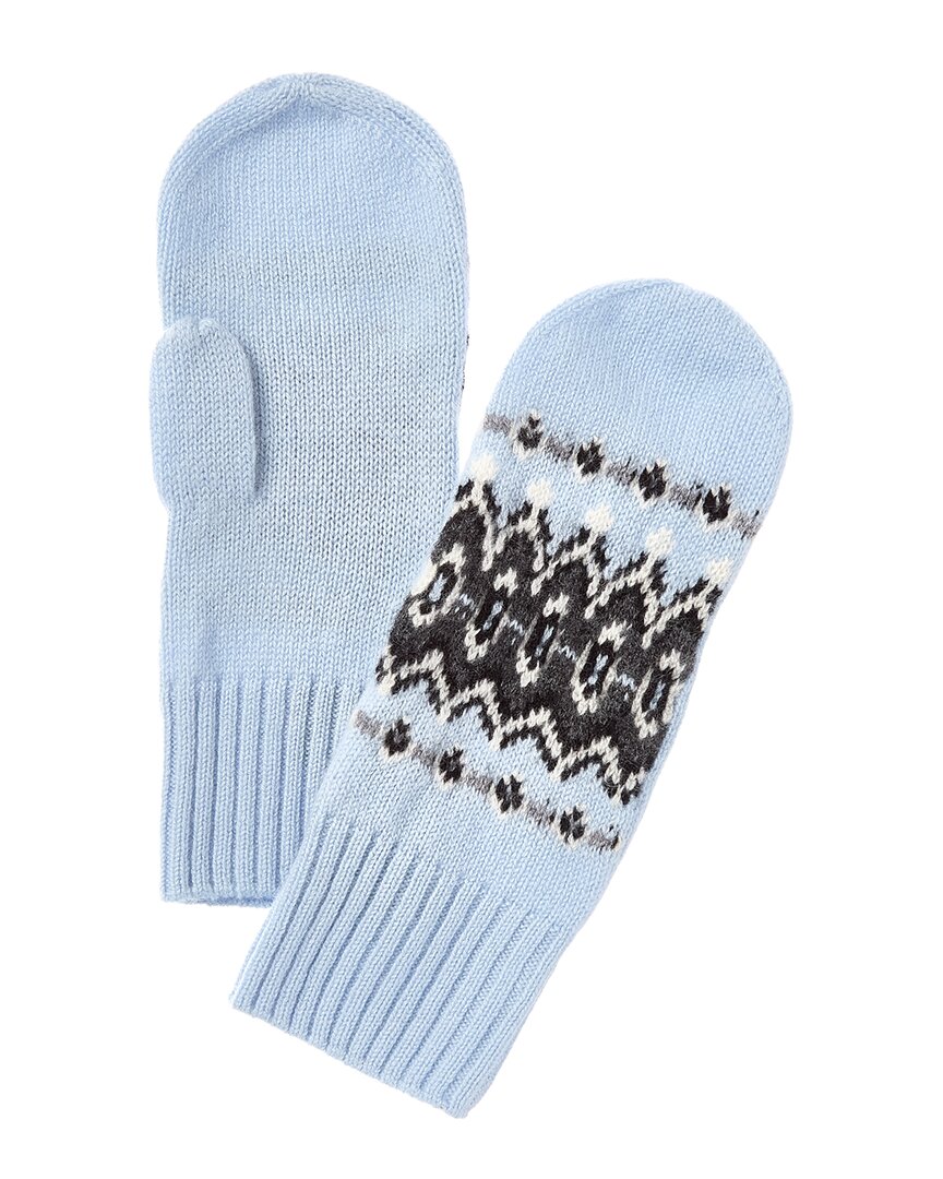 Forte Cashmere Jacquard Cashmere Mittens