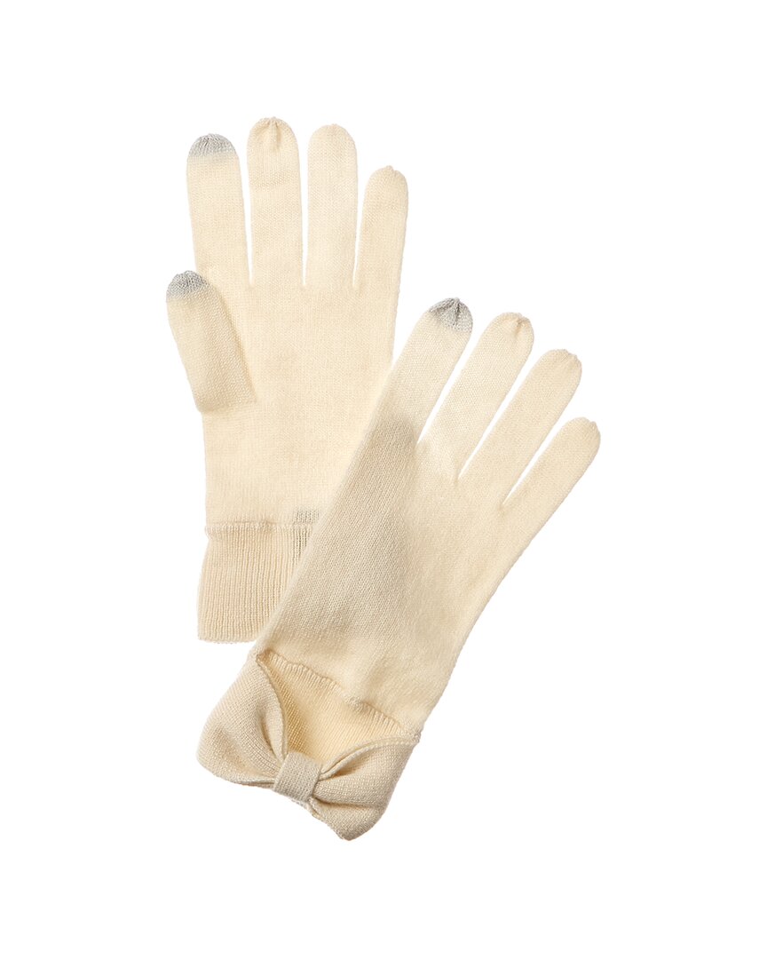Forte Cashmere Bow Cashmere Gloves