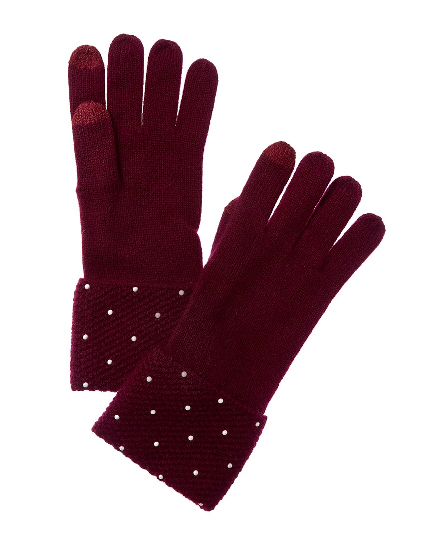 Sofiacashmere Heat Set Cuffs Cashmere Glove